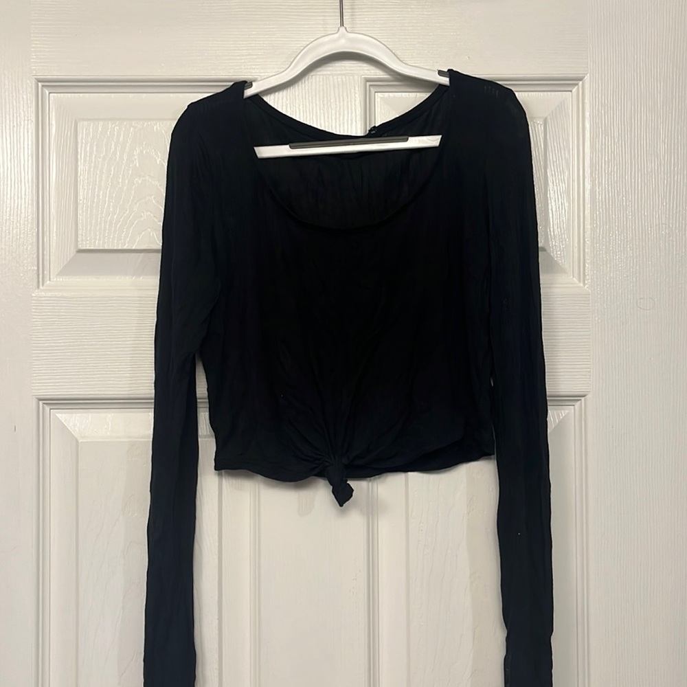 Urban Outfitters Long Sleeve Crop Top